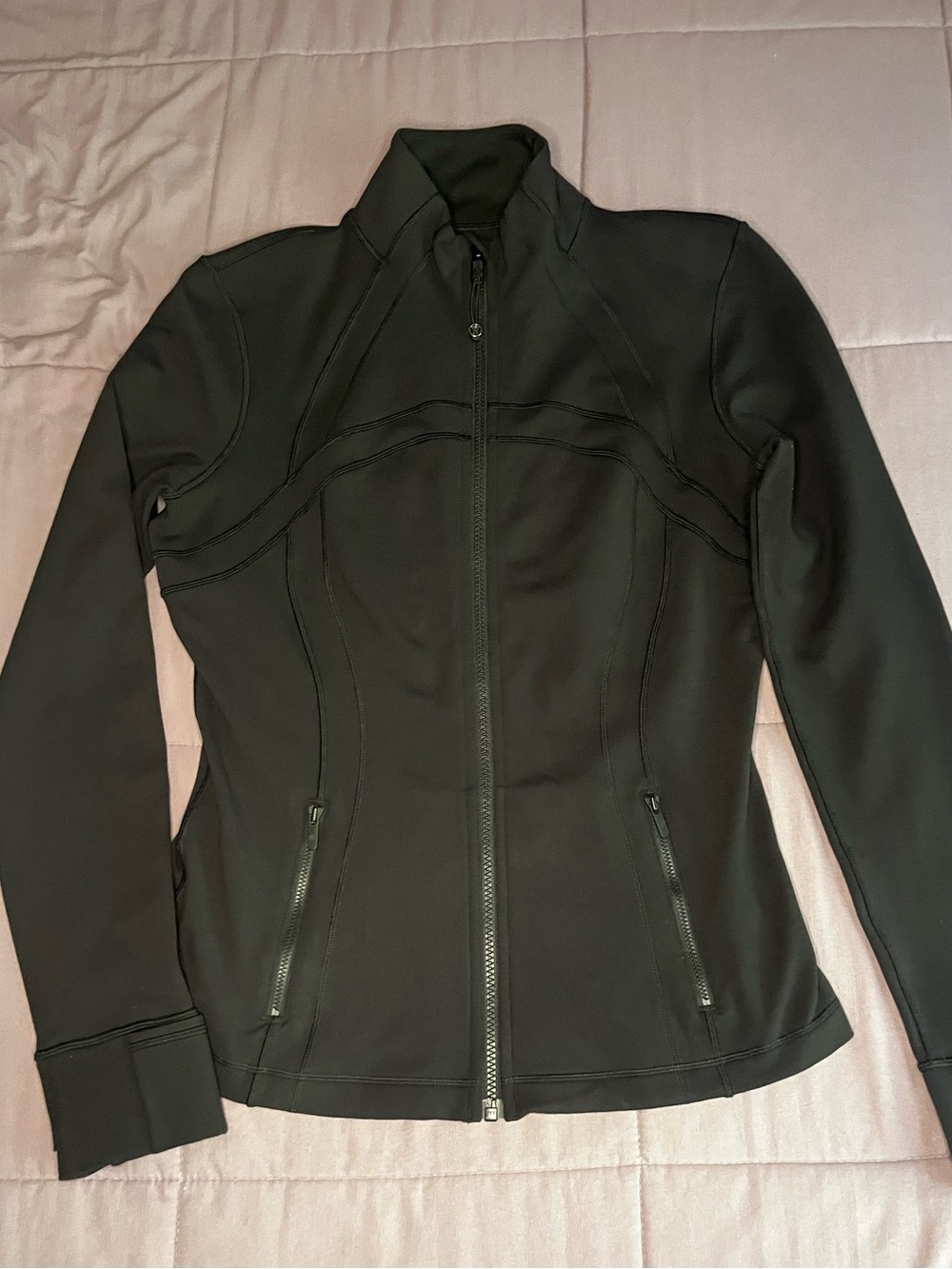 Lululemon Women's Define Zip-Up Full length Jacket, Black, Size 10